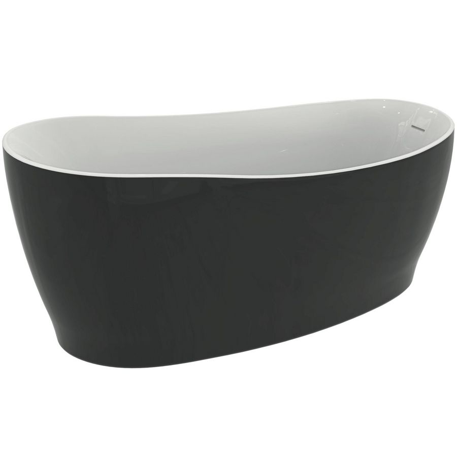 AROUND FS BATH 180X85 WHITE/BLACK