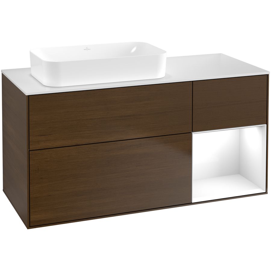 Wastafelonderkast Finion 1200x603x501mm W.Veneer F691GFGN
