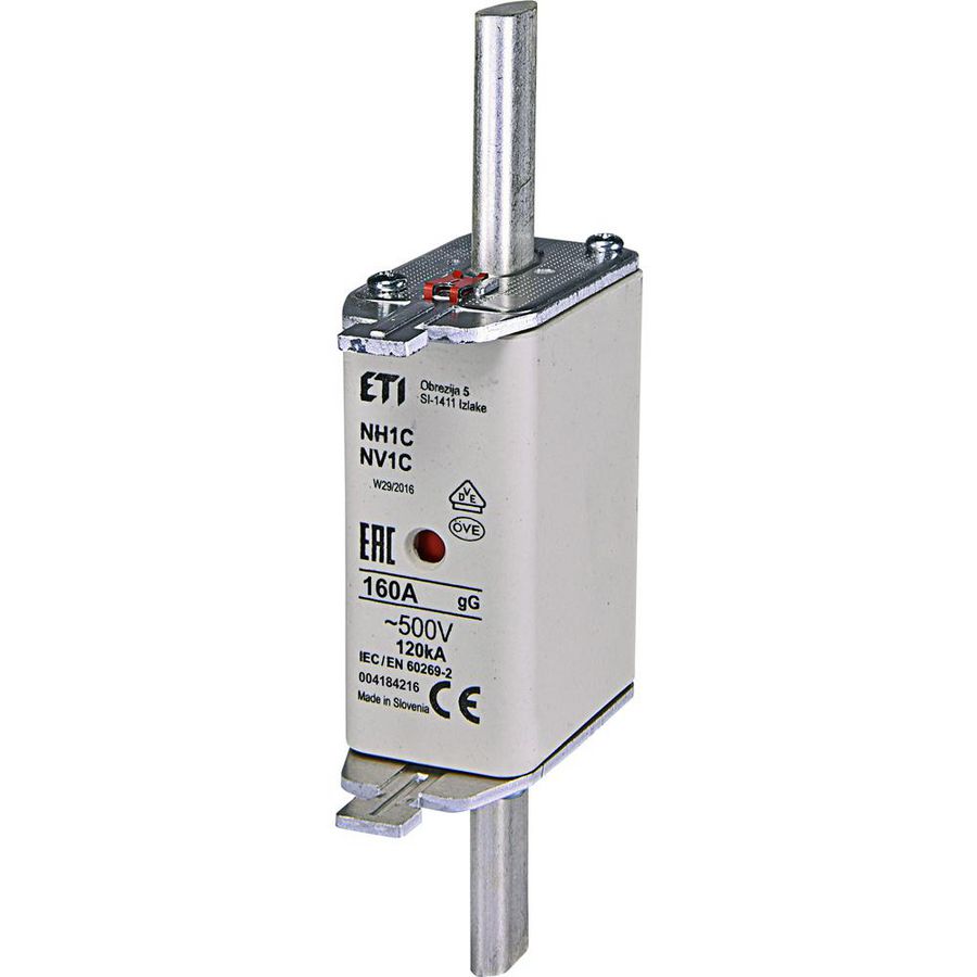Zekering 500V 160A NH1 C gG VVE=3