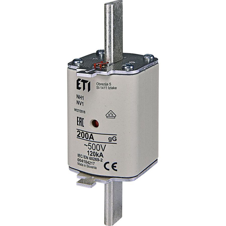 Zekering 500V 200A NH1 gG VVE=3