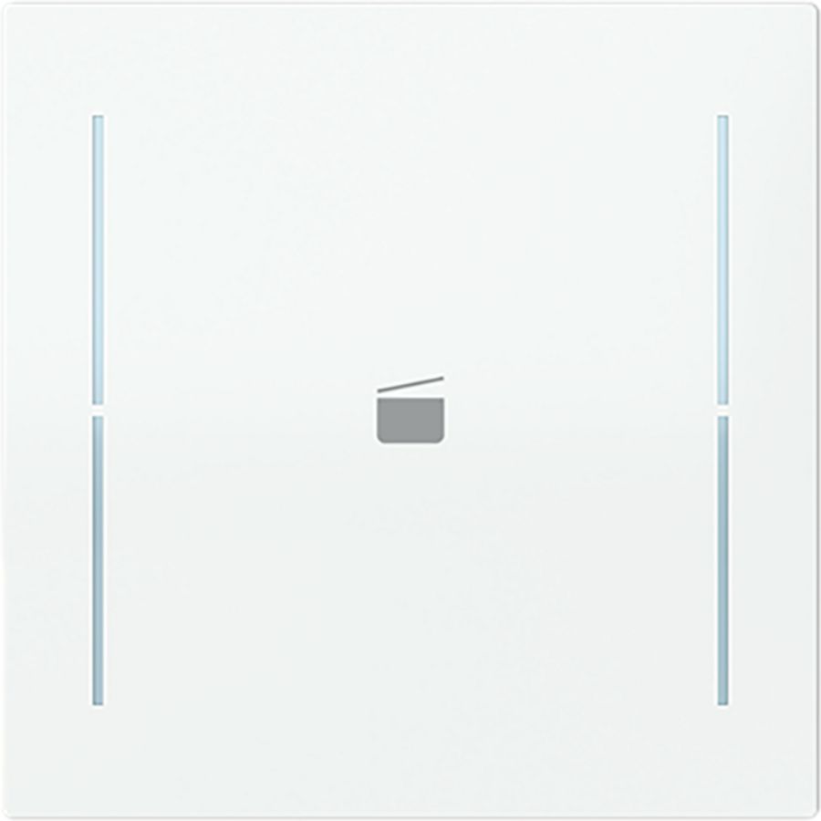 Centraalplaat afdekking voor knop scenesymbool Art-wit (LFS/A.1.70.11-44G)