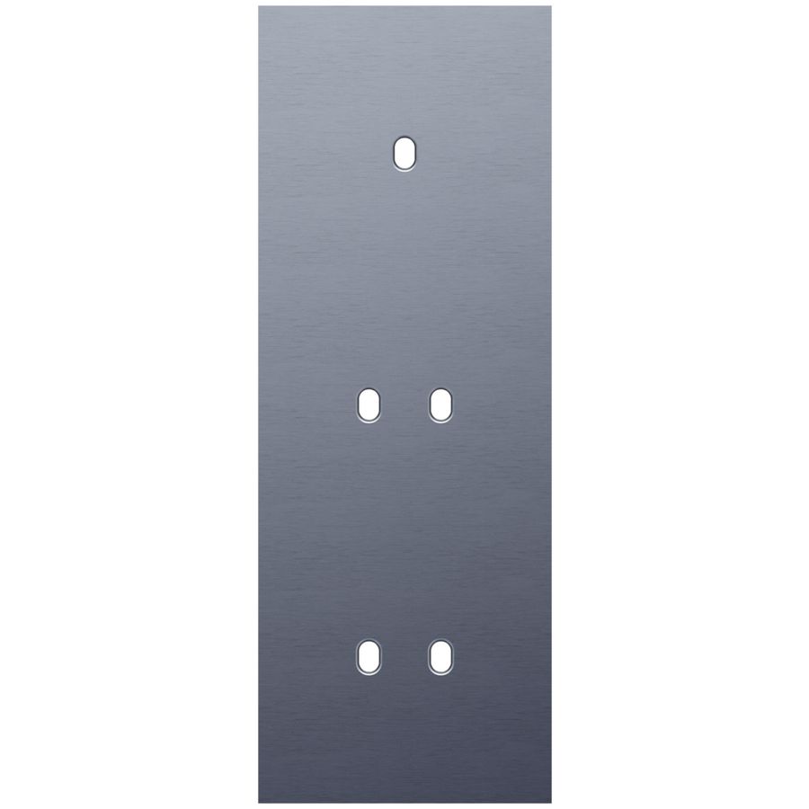 Afdekplaat 3-voud vertic. 71mm centerafst 226-57953