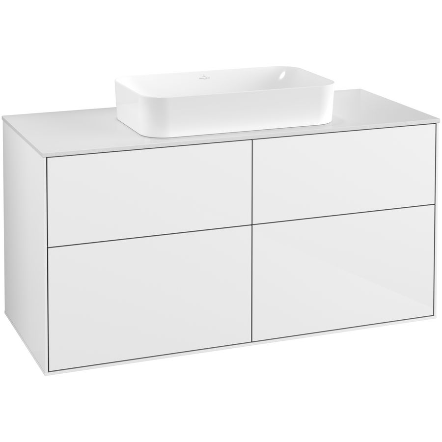 Wastafelonderkast Finion 1200x603x501mm G.White.L F67100GF