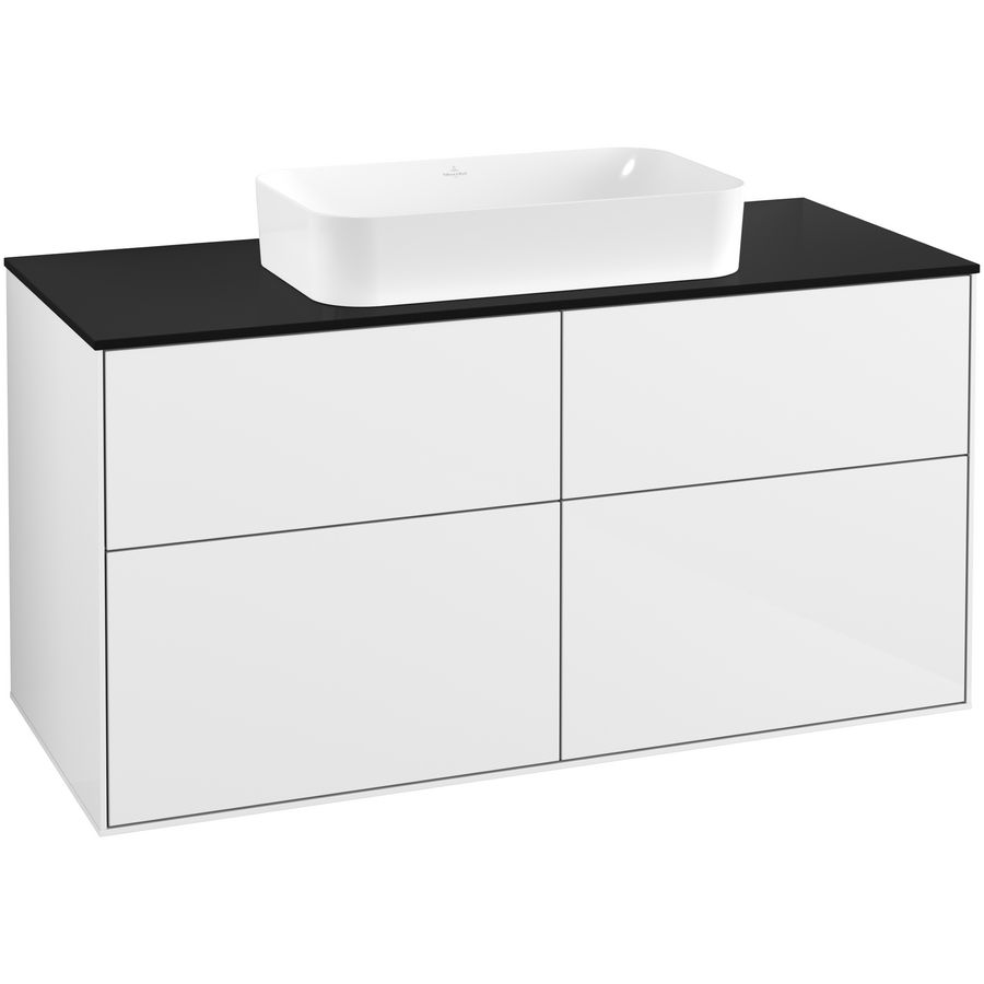 Wastafelonderkast Finion 1200x603x501mm G.White.L F67200GF