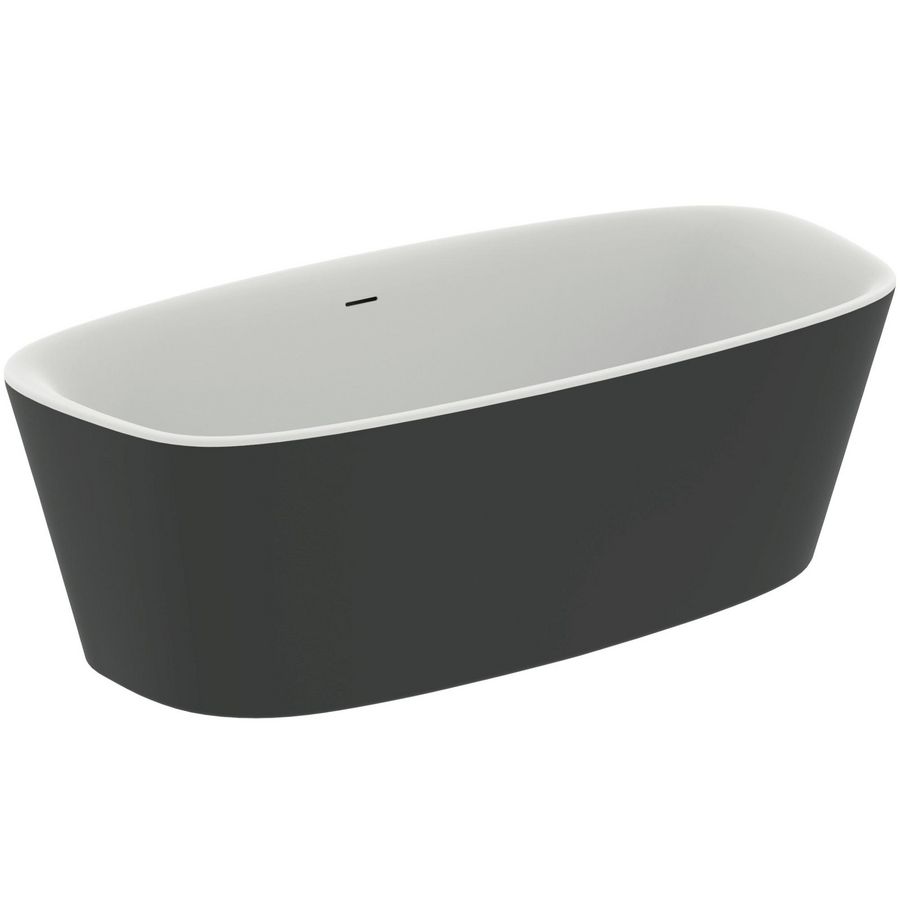 Dea duobad vrijstaand 190x90cm silk white/black