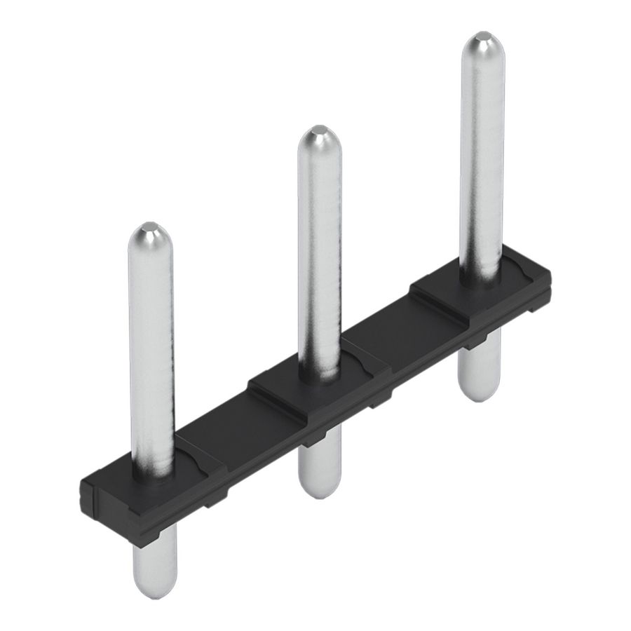 THT male steker Soldeerpen 1,4mm RE zwart 2092-3703 VVE=400