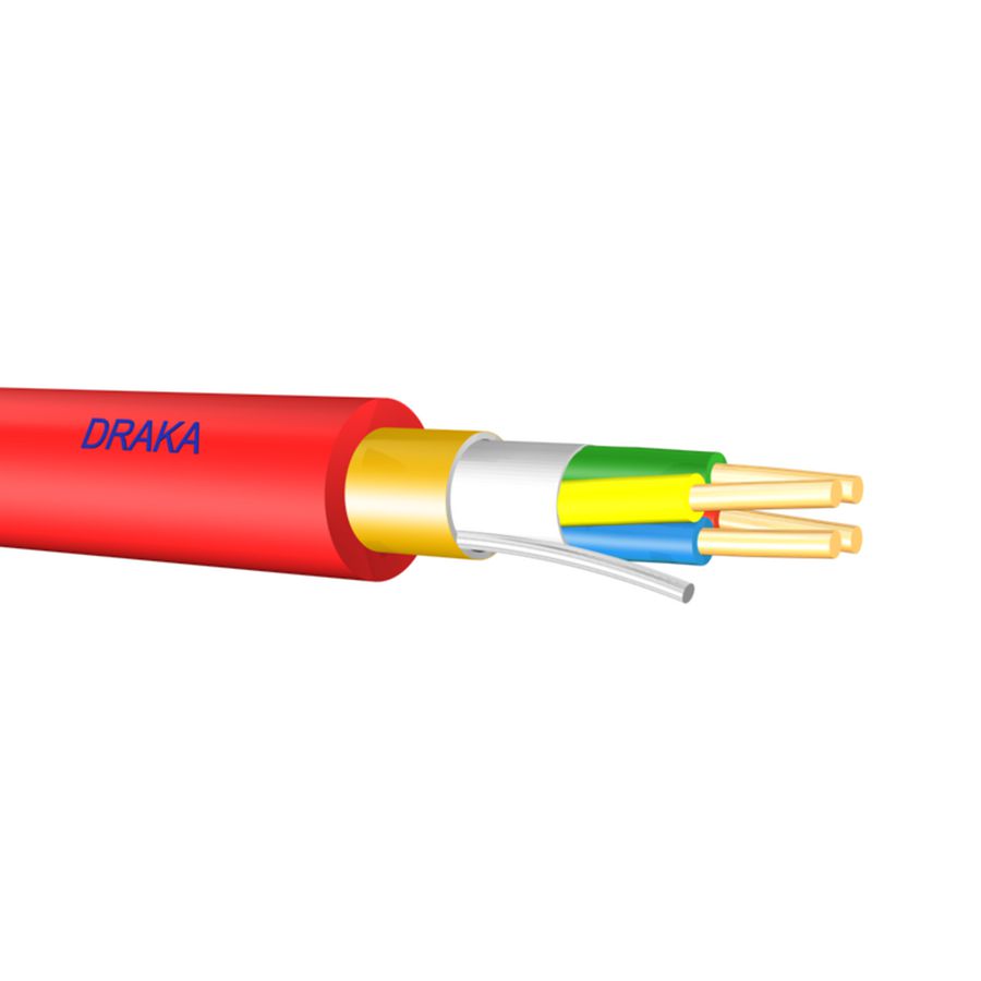 Haspel a 500m. signaal kabel afg mbzh FB 30/60 rd# 1x2x2,5mm²
