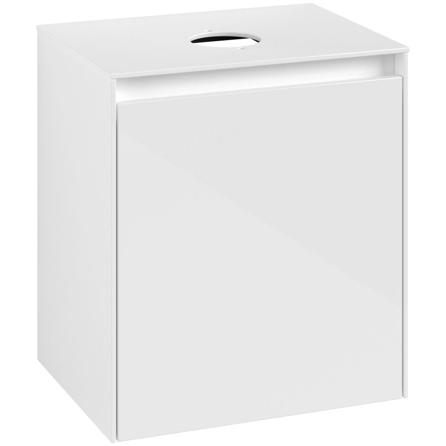 Wastafelonderkast Collaro 500x548x380mm Glossy White C14900DH