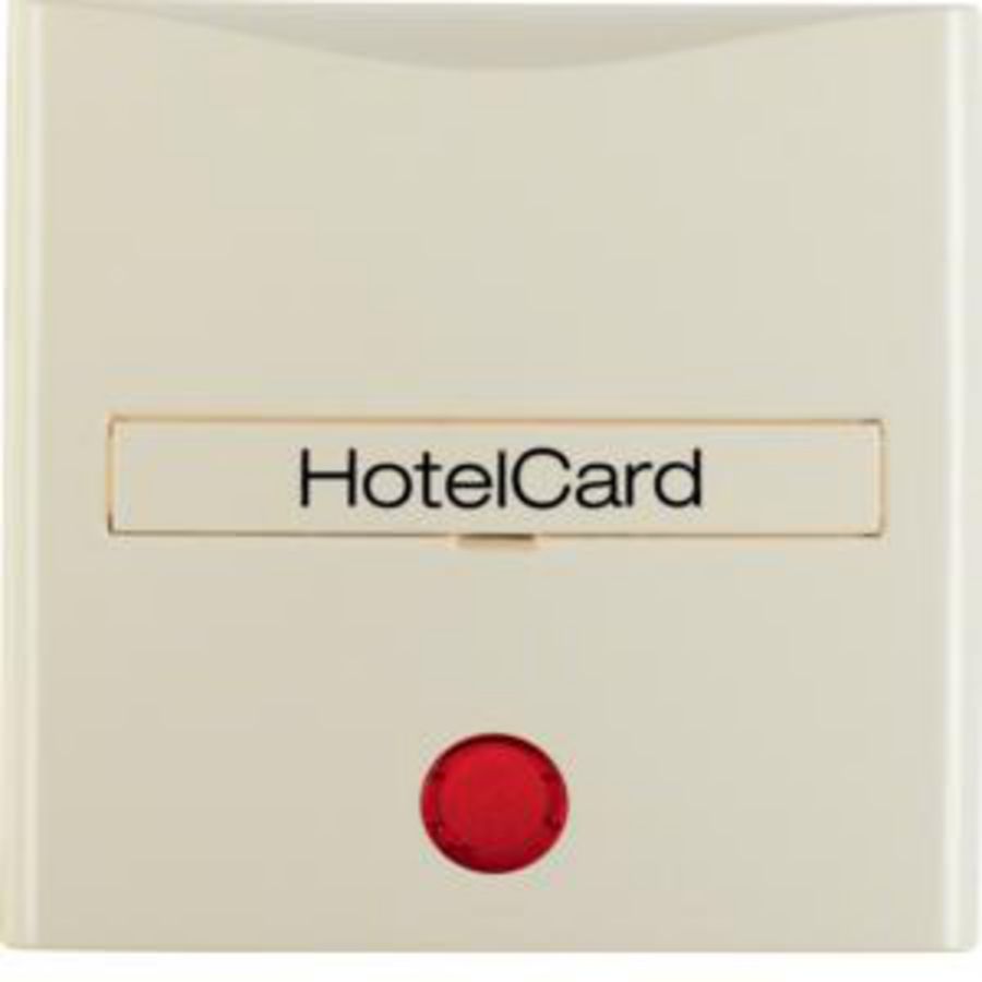 Hotelcard-Centraaldoos v pulsdr. berker S.1/B.3/B.7 wit glz.