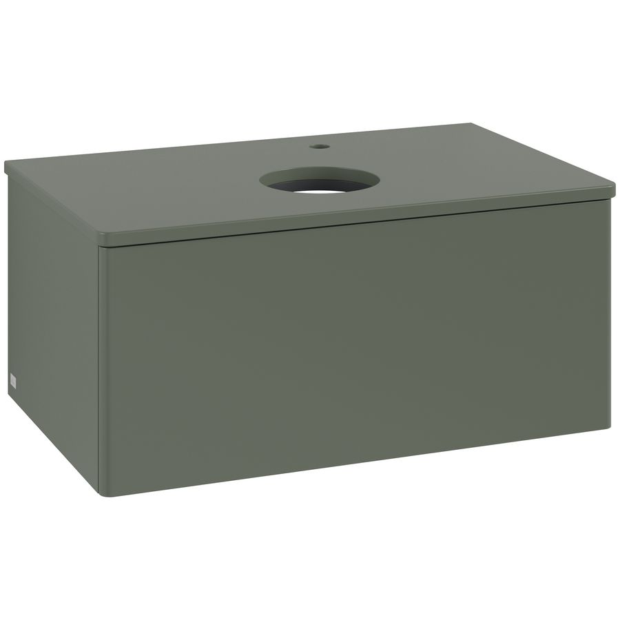 Wastafelonderkast Antao 800x360x500mm L.Green Matt Lacquer L30050HL