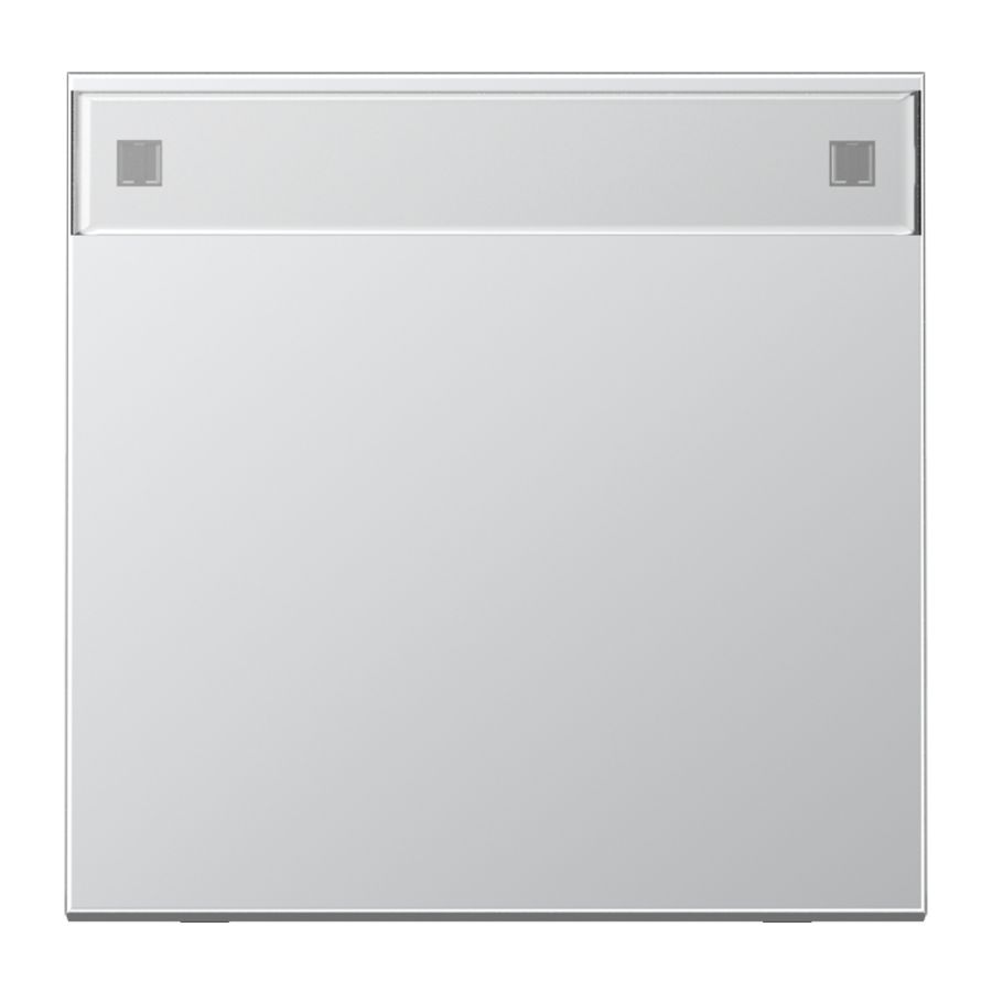 Schakelwip LS-aluminium met tekstvenster