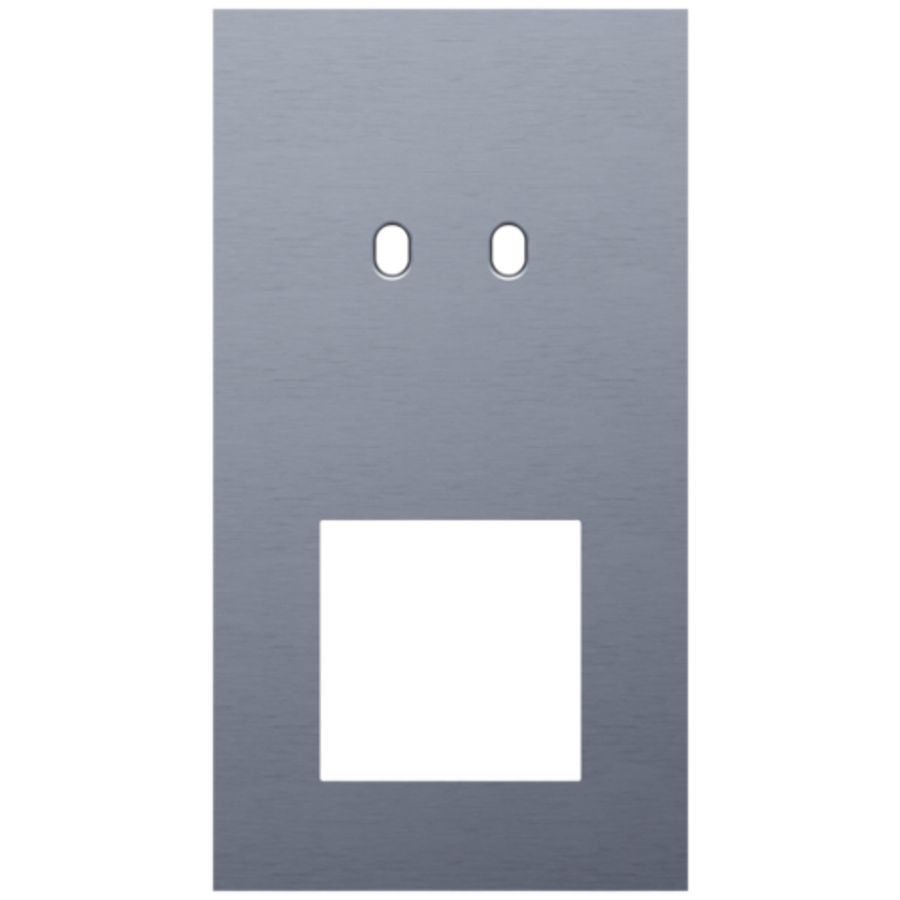 Afdekplaat 2-voud vertic. 71mm centerafst 226-57856