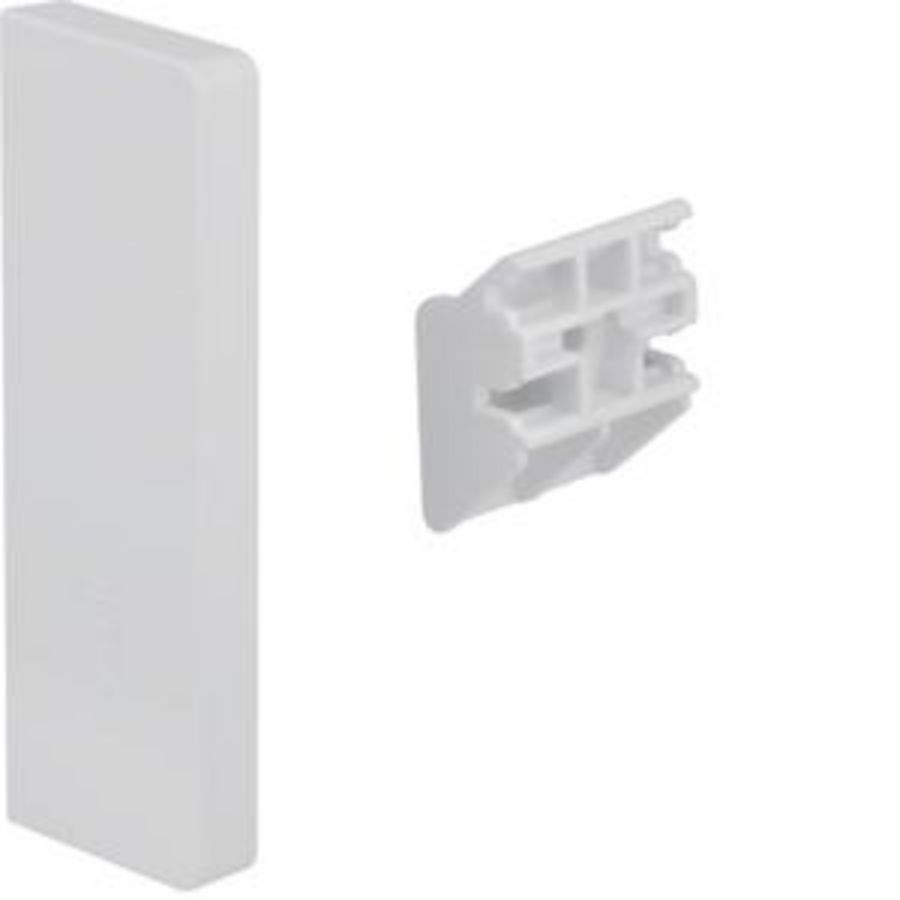 Eindstuk tapijtrand voor goot 80mm hoog SL verkeerswit