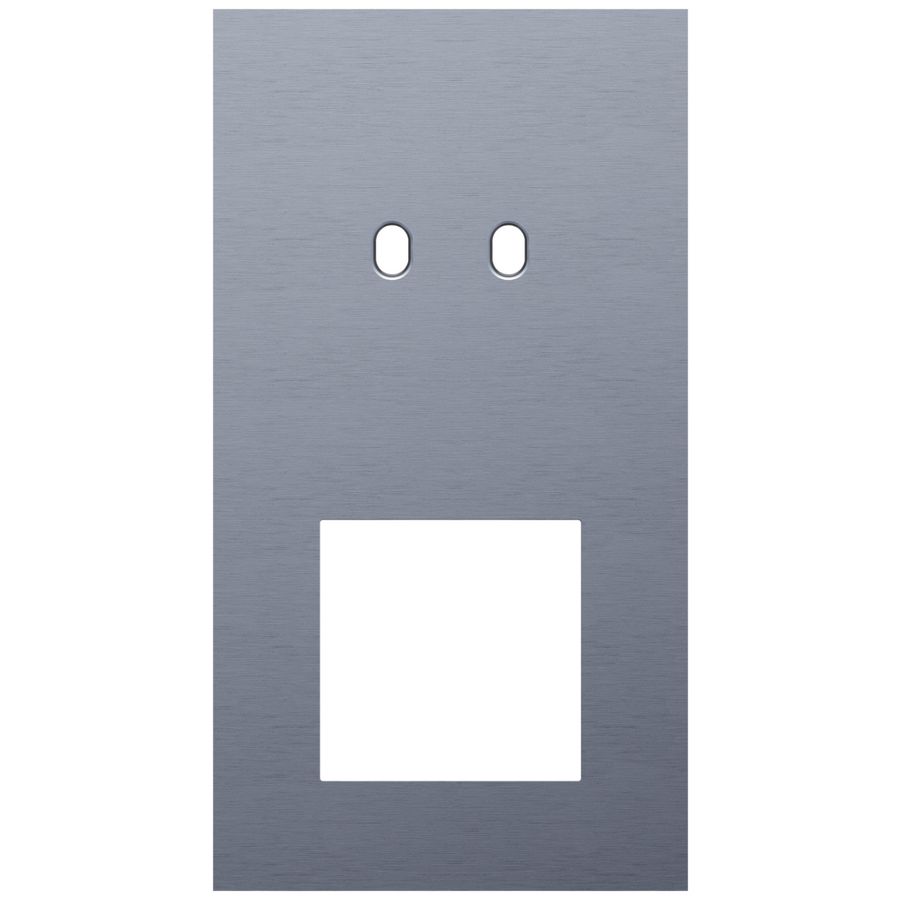 Afdekplaat 2-voud vertic. 71mm centerafst 226-57856