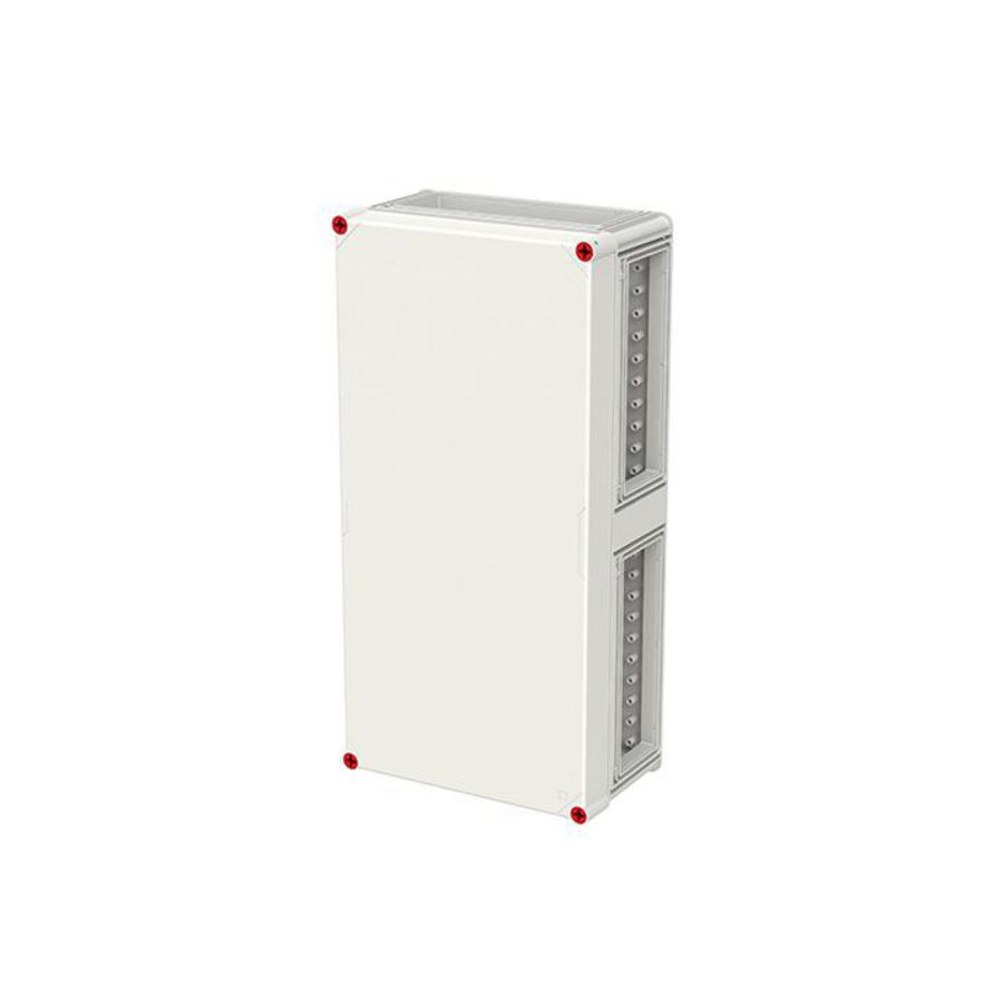 Installatiekast VMS 63 lege kast met grijs deksel