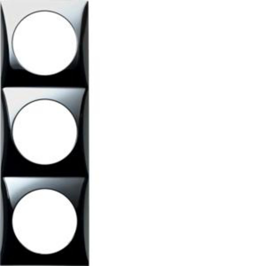 Afdekraam 3-v berker Integro flow chroom glans gelakt