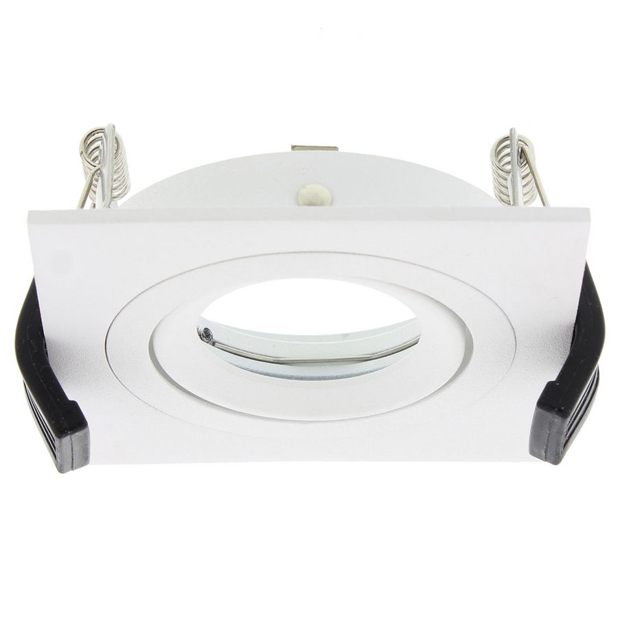 Vierkant Lumiko inbouw armatuur 90 x 90mm wit kantelbaar