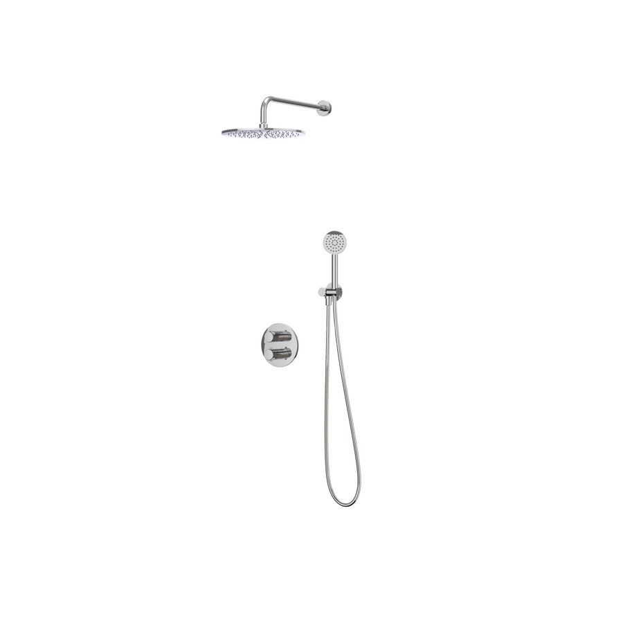 Afbouwdeel regendouche IVY combiset Nexus 2 inbouwthermostaat chroom CSN2EXCRCFAC excl. inbouwbox