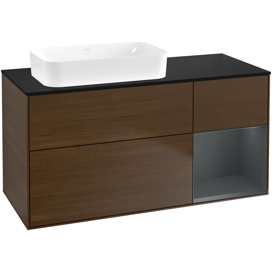 Wastafelonderkast Finion 1200x603x501mm W.Veneer F692HGGN