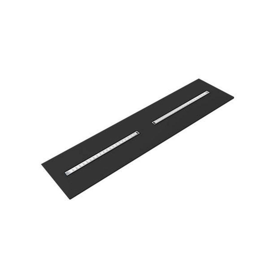 Paneel orion op maat 28W (1195x295x30mm) 3.000K UGR 19 zwart