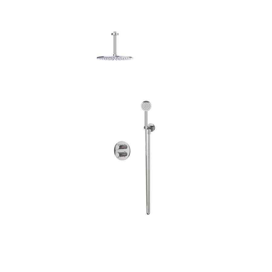 Afbouwdeel regendouche IVY combiset Nexus 2 inbouwthermostaat chroom CSN2EXCRCFBA excl. inbouwbox