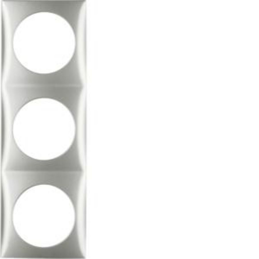 Afdekraam 3-v berker Integro flow chroom mat gelakt