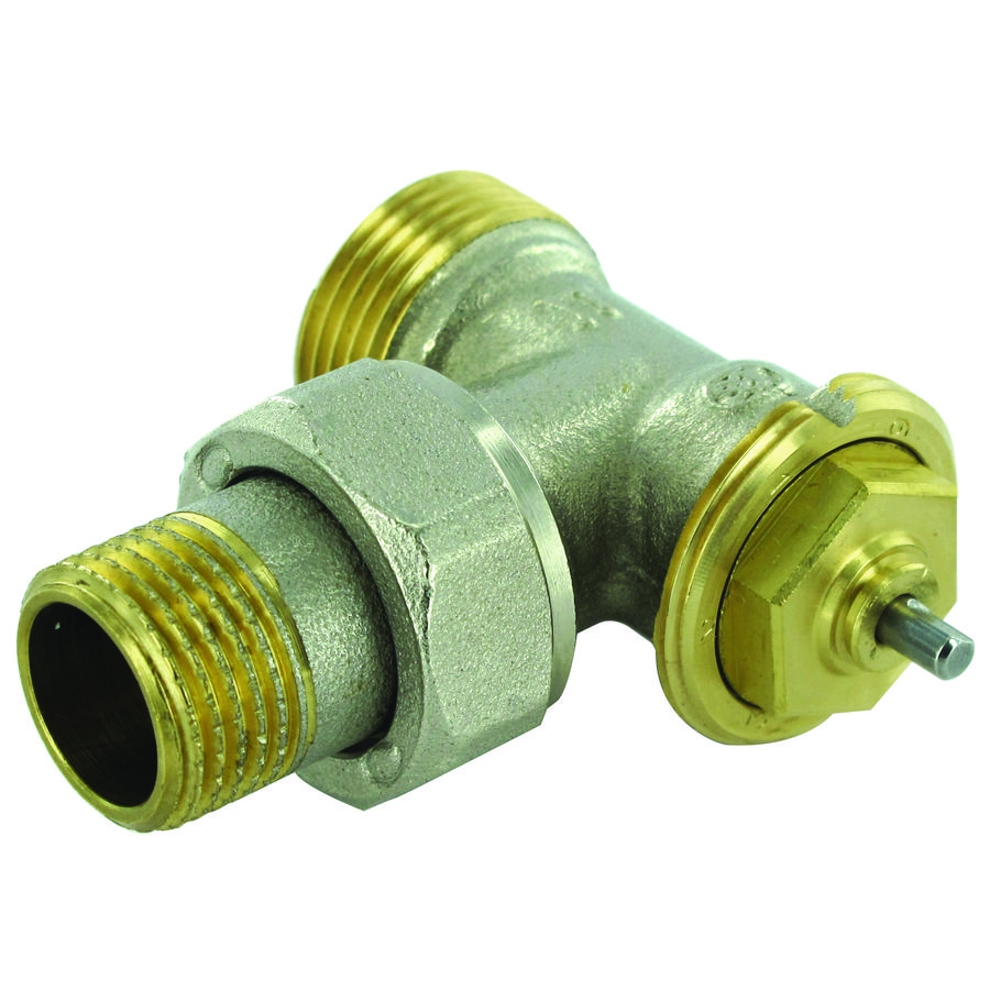 Radiatorafsluiter thermostatisch haaks R808E 3/8 buitendraad M28 VVE=10