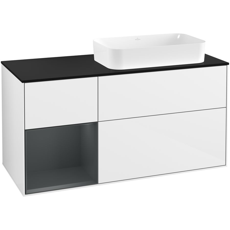 Wastafelonderkast Finion 1200x603x501mm G.White.L F682HGGF