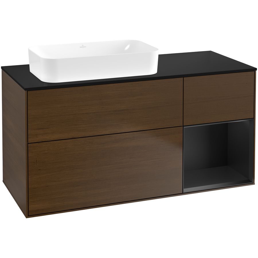 Wastafelonderkast Finion 1200x603x501mm W.Veneer F692PDGN