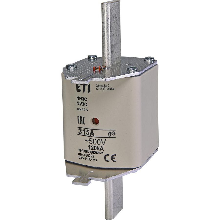 Zekering 500V 315A NH3 C gG VVE=3