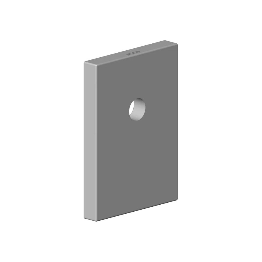 Rozet Cold 78x55,5x8,5mm Champagne (22kt Goud)