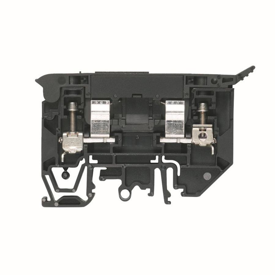 Zekeringsklem schoefaansluiting zwart 4mm² 10A 150V VVE=25