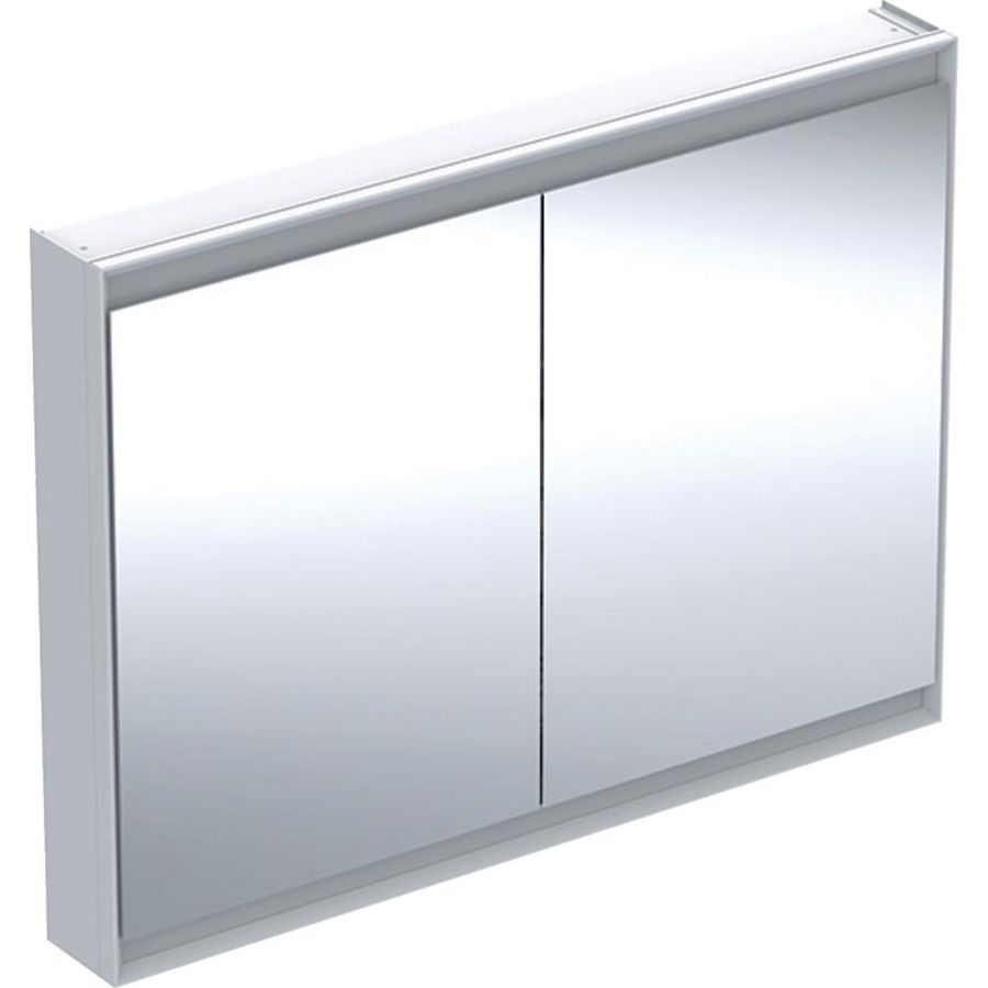 Opbouw spiegelkast 2 deuren 120x90cm ComfortLight wit ONE
