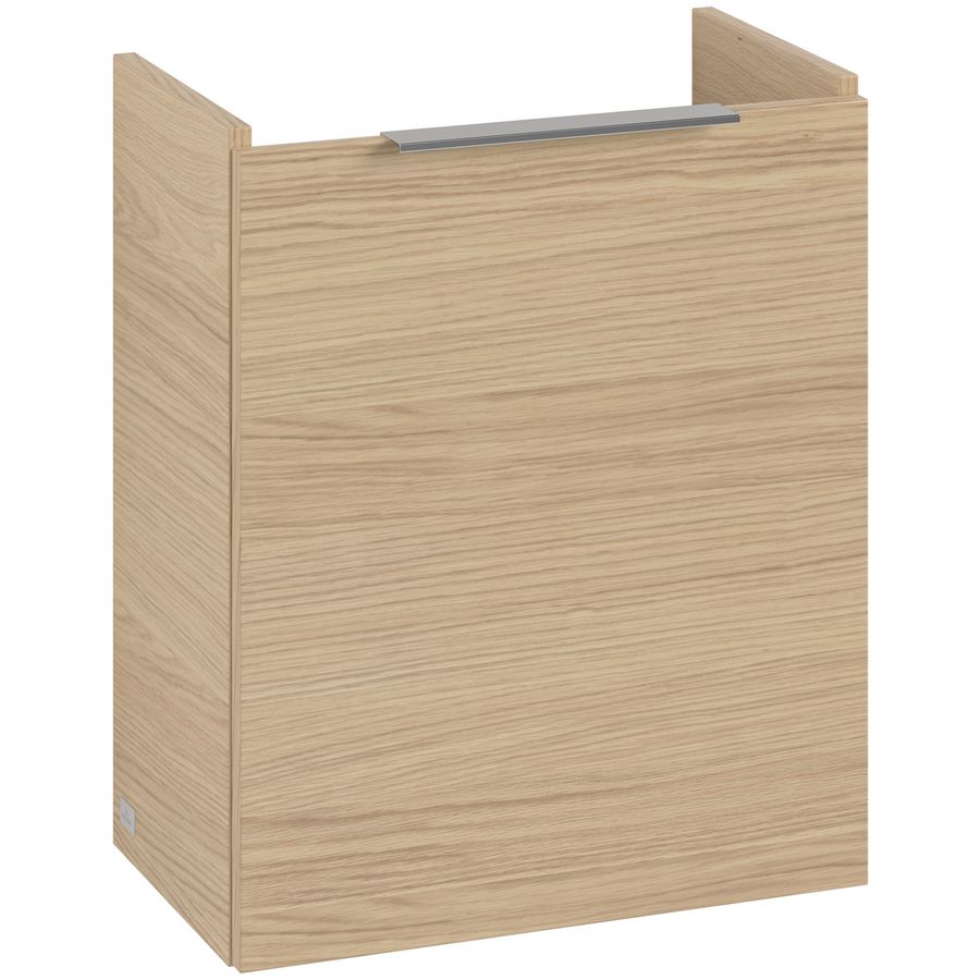 Wastafelonder. ARCHITECTURA 430x520x255mm Nordic Oak B88301VJ greep Volcano Black