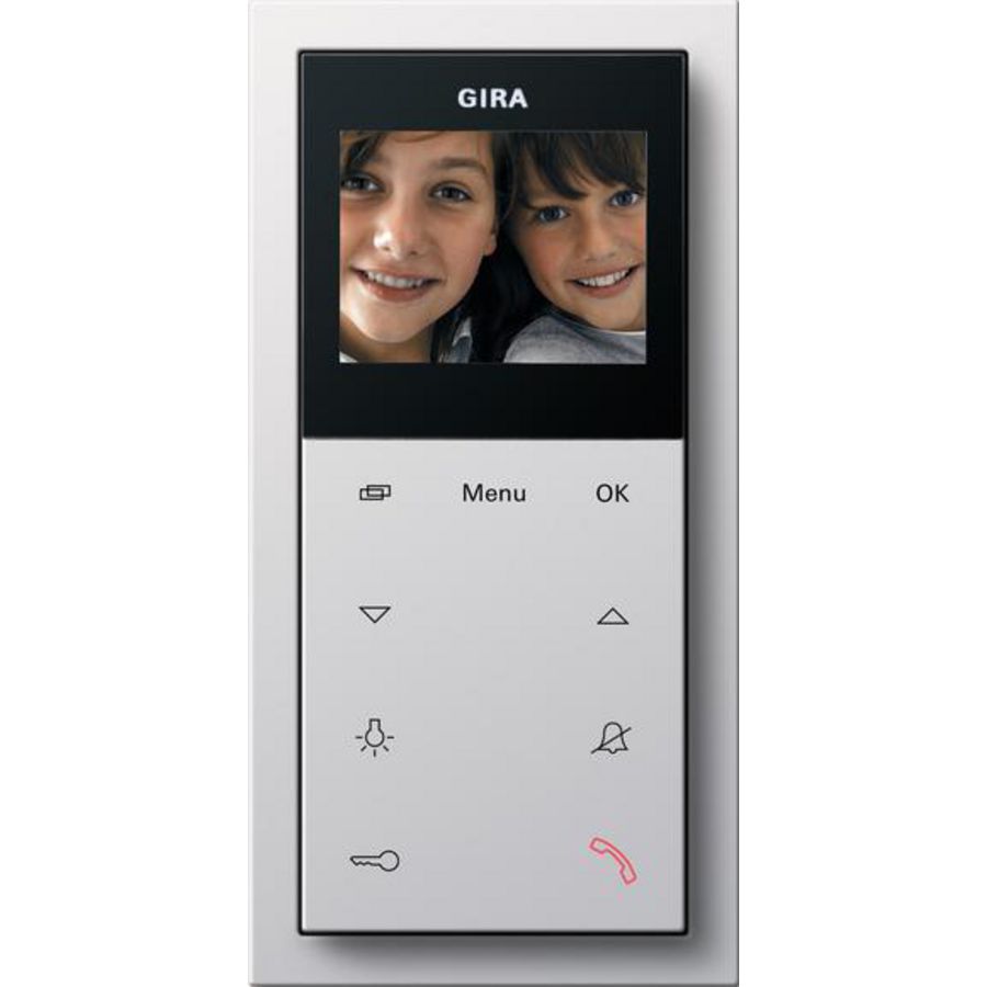 Huisst.video OB Plus Gira F100 zuiver wit