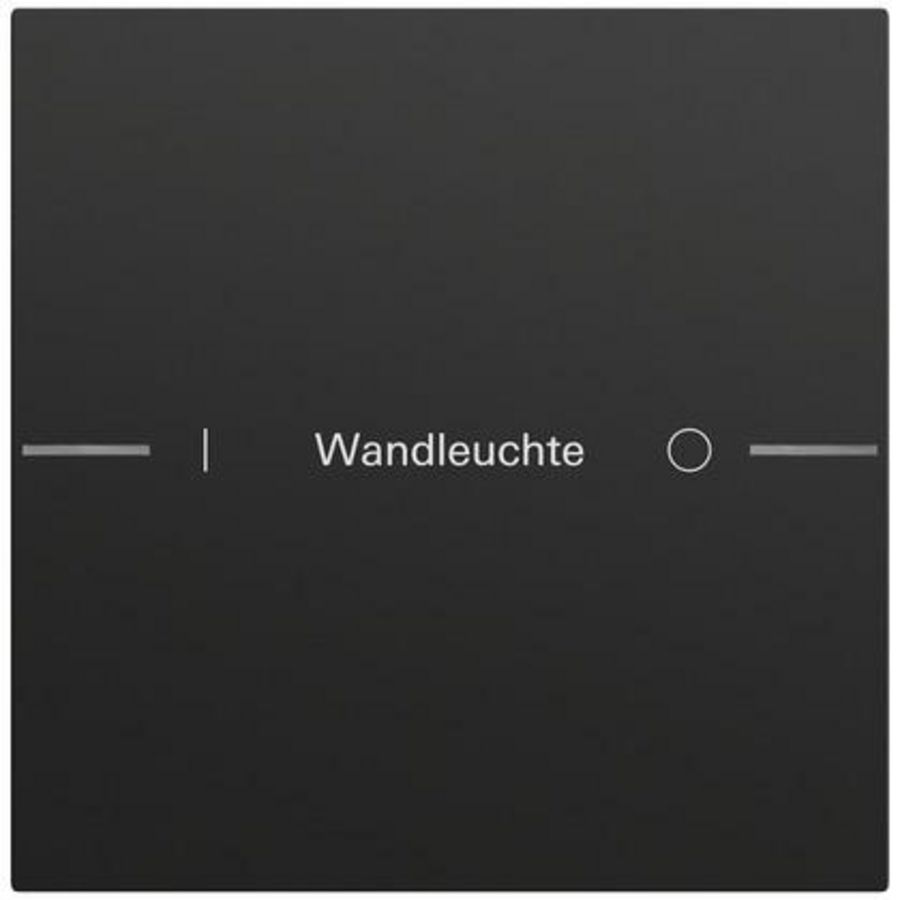 Wippenset 1-voudig indiv. tastsens.4.70 zwart m(gel.)