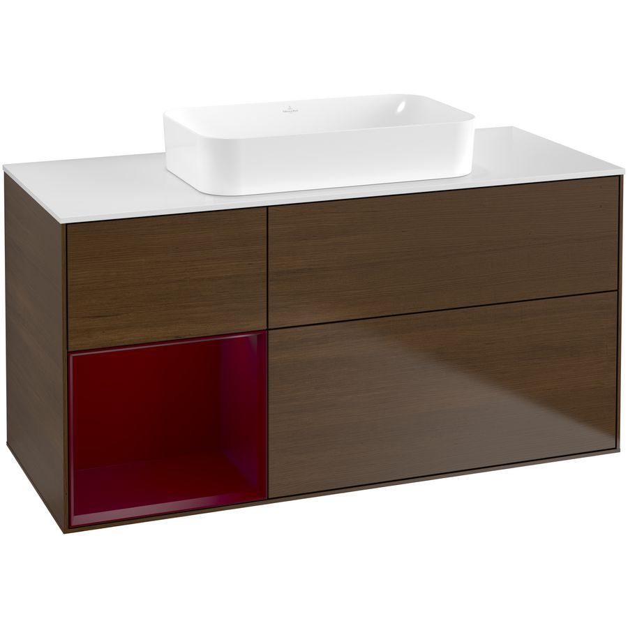 Wastafelonderkast Finion 1200x603x501mm W.Veneer F701HBGN