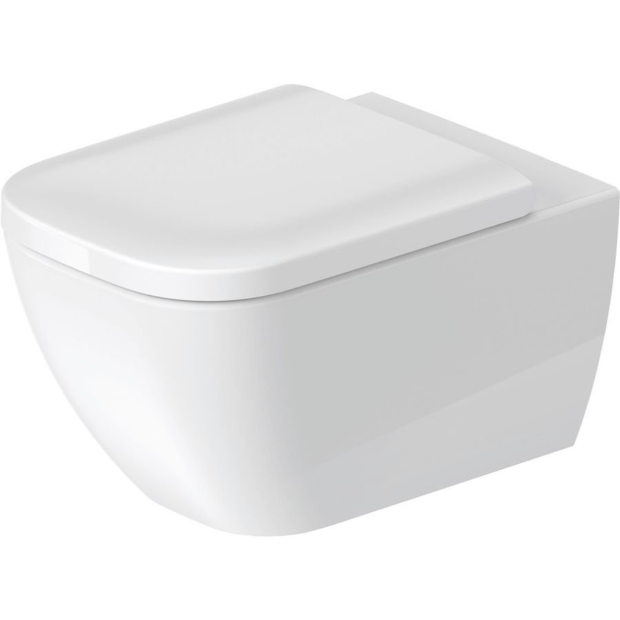 HAPPY D.2 #222209 wandcloset 540mm wit diepspoel rimless hygieneglaze durafix 3ltr./4,5ltr. (excl. zitting)