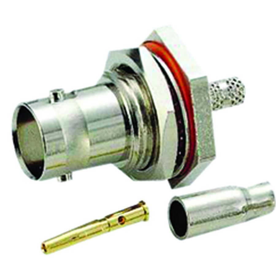 Kist a 10st. Connector BNC 75 ohm chassisdeel Female recht