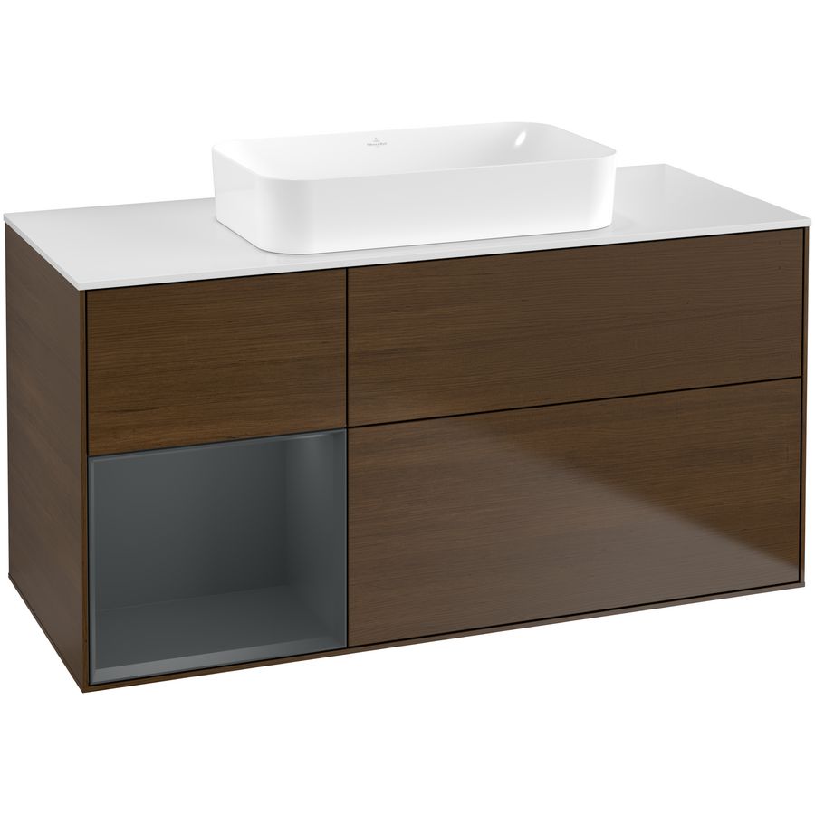 Wastafelonderkast Finion 1200x603x501mm W.Veneer F701HGGN