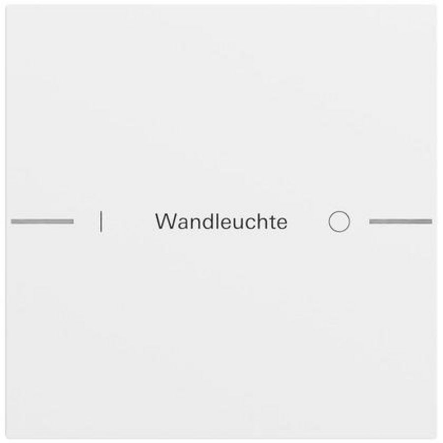 Wippenset 1-voudig indiv. tastsens.4.70 zuiver wit m(gel.)