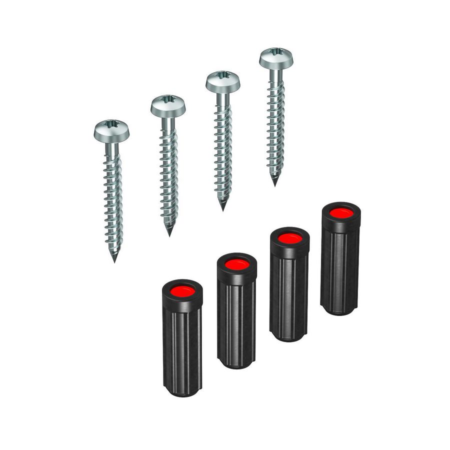 Anker voor geluidsisolatie met schroef Elastomer VVE=4