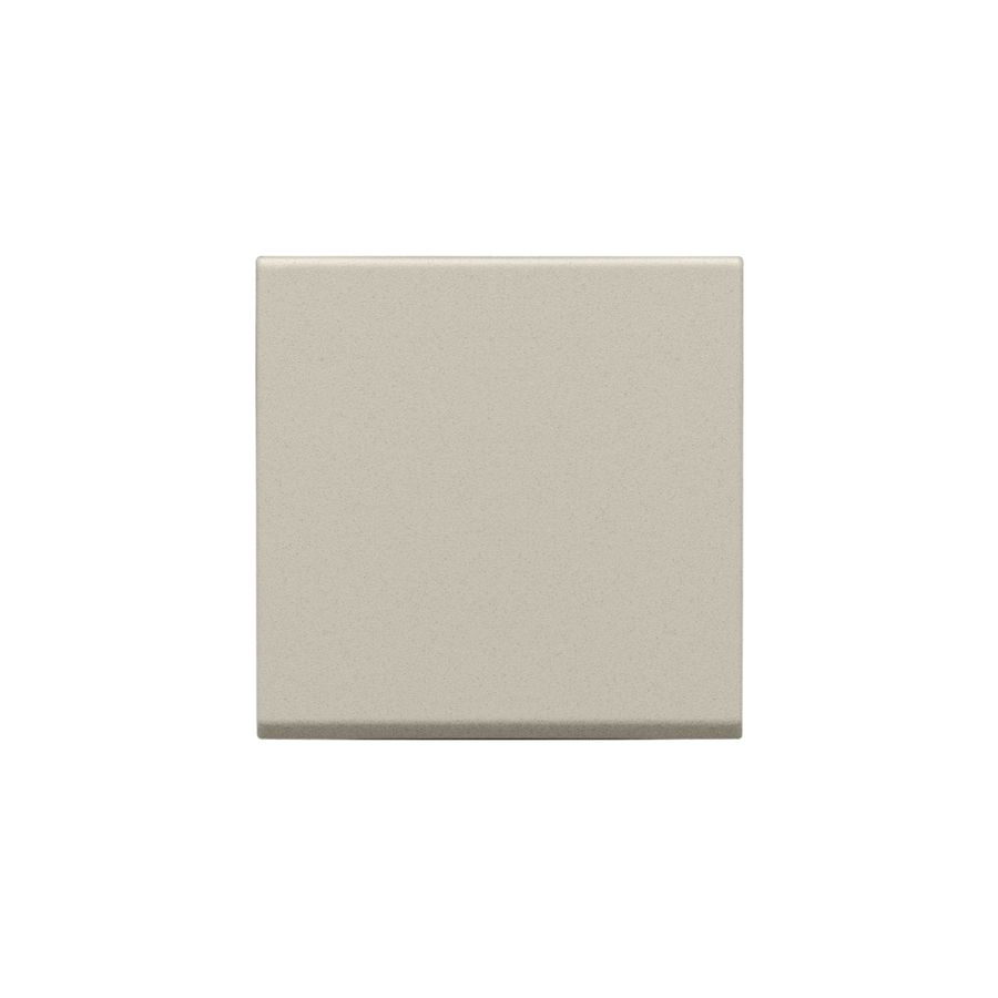 Afwerkingsset voor een enkelvoudige elektronische schakelaar of drukkn sand textured