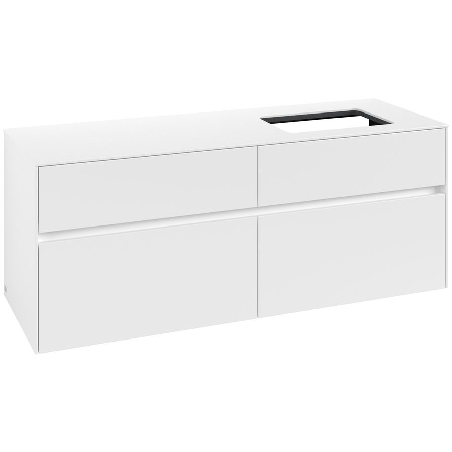 Wastafelonderkast Collaro 1400x548x500mm Wh.Matt C11800MS