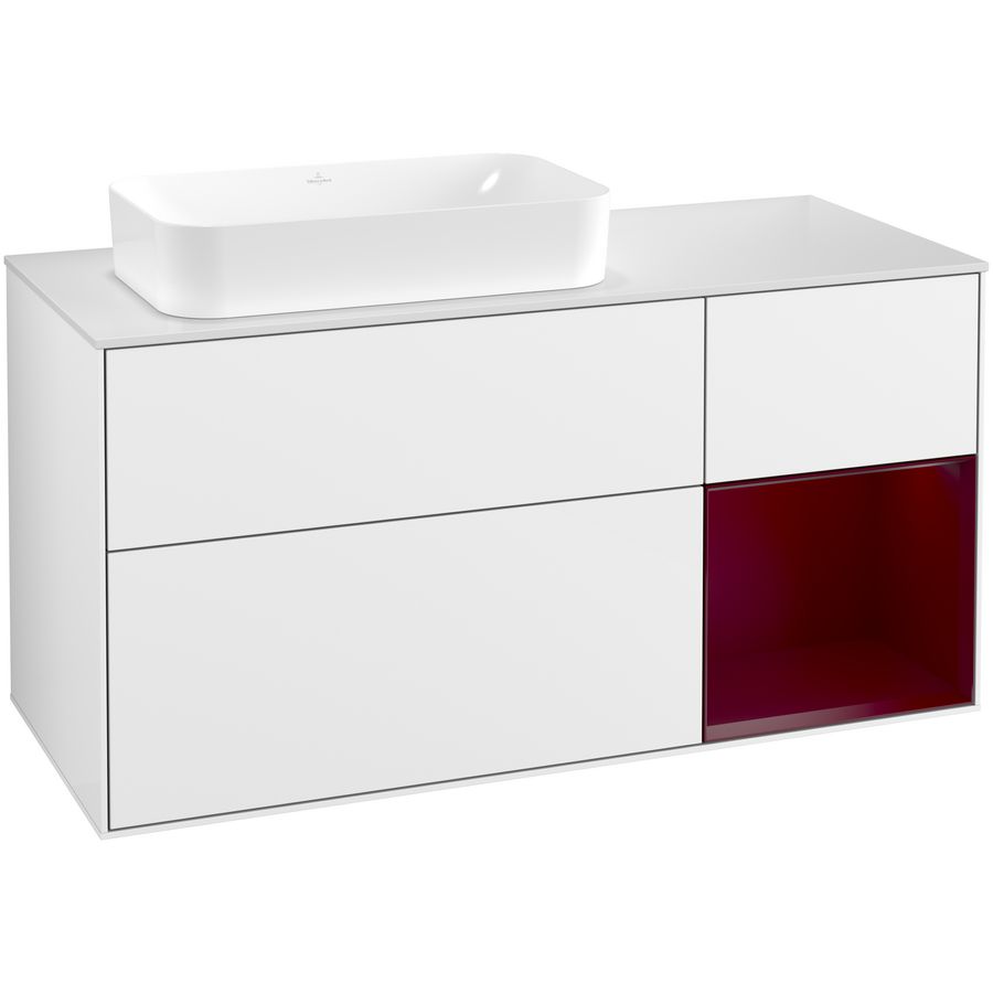 Wastafelonderkast Finion 1200x603x501mm G.White.L F691HBGF