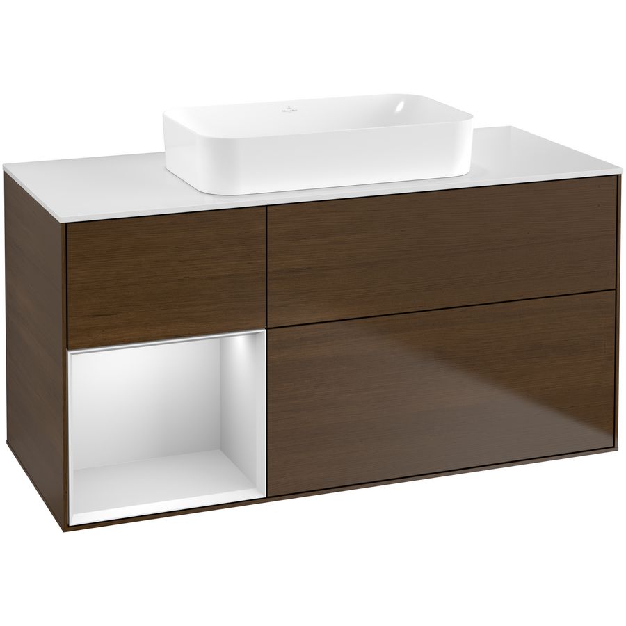 Wastafelonderkast Finion 1200x603x501mm W.Veneer F701MTGN