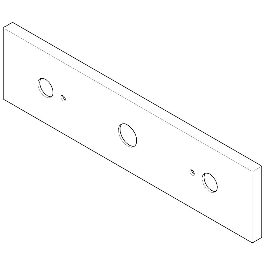 Rozet 240x60x9mm Champagne (22kt Goud)