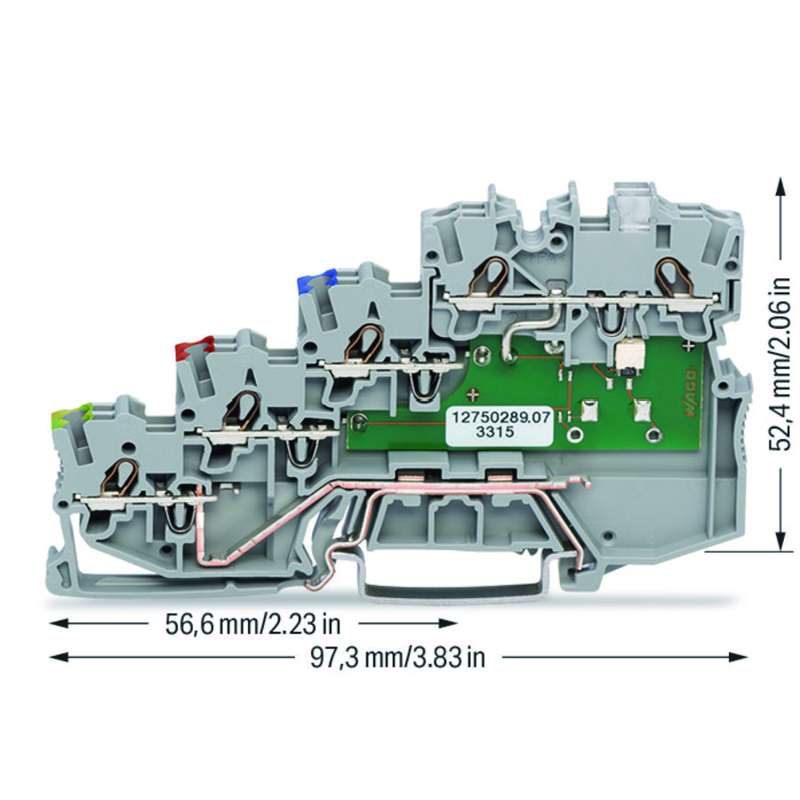 4-draads initiatorkl. LED geel NPN(neg) 5417/1101-951 VVE=50