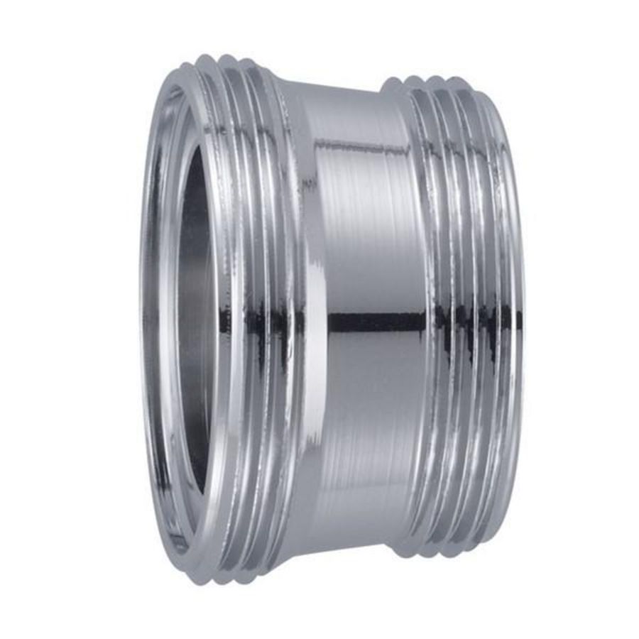 Hulpnippel v.perl. M22bt. x M24bt. 14mm chroom