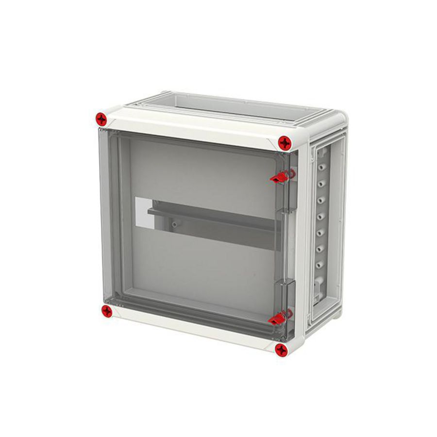 Lege kast met DIN rail 1 DIN rail